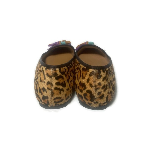 Hush Puppies Sadie Tassel Slip-On Flat - Leopard 7 - Picture 8 of 11